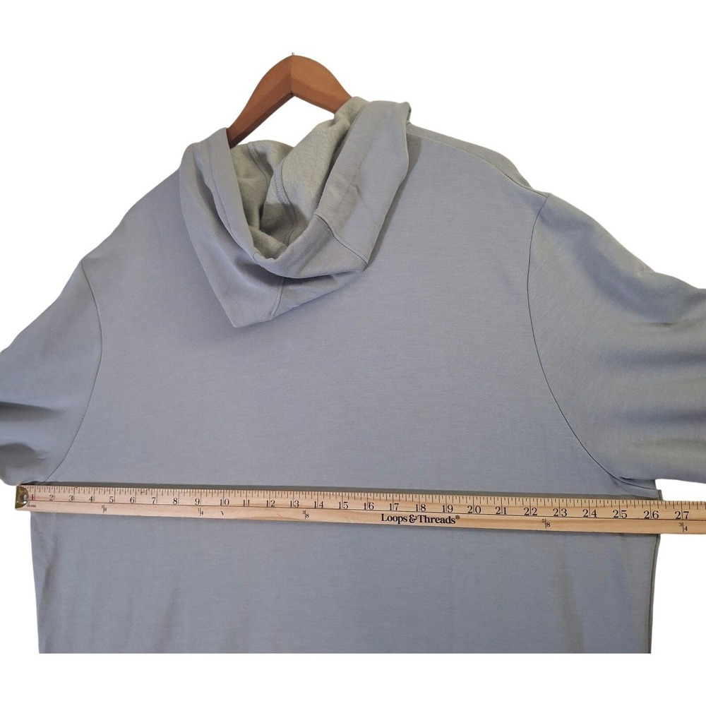 Travis Mathew Cloud Hoodie Mens 2XL Sleet Gray Modal Blend Sweatshirt 1MU475 NEW - Picture 8 of 10